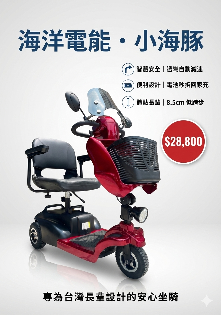 小海豚電動三輪車